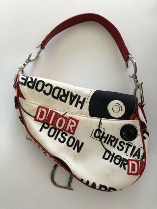 Rare Vtg Christian Dior By John Galliano ‘Hardcore’ Piercing Saddle Bag 4