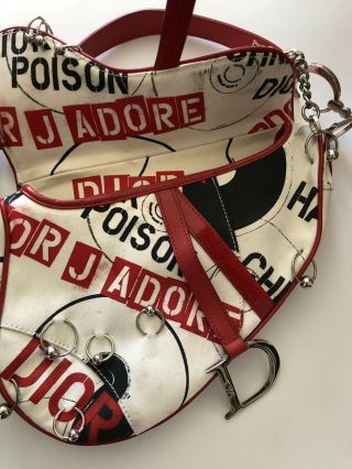 Rare Vtg Christian Dior By John Galliano ‘Hardcore’ Piercing Saddle Bag 5