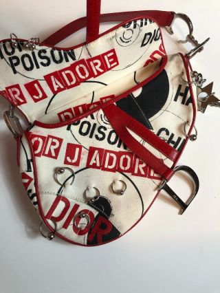 Rare Vtg Christian Dior By John Galliano ‘Hardcore’ Piercing Saddle Bag 6