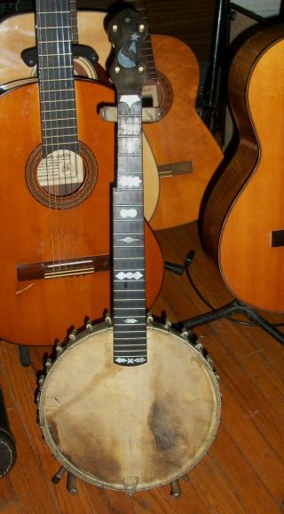 Rare W A Cole Eclipse 5 String Banjo Estate Find