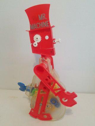 Vintage Rare 1977 Ideal Mr Machine Windup Walking Toy Robot