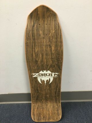 Vintage 80 ' s Zorlac Pushhead Metallica Skate Board Deck 2