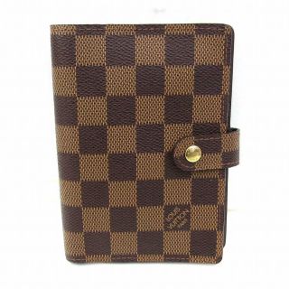 Louis Vuitton Agenda Pm System Notebook R20700 Damier Brown Vintage