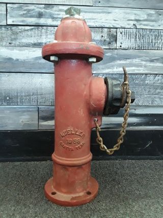 1958 Antique Mueller Fire Hydrant Chattanooga Tennessee - 19 " Cast Iron 50 Lbs.