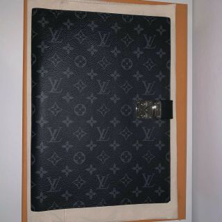 Rare Louis Vuitton Folder Kim Jones Monogram Eclipse Pochette Limited Edition