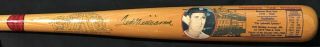 Ted Williams Signed Cooperstown Photo Bat D/500 Bas Beckett Authentic Rare Auto