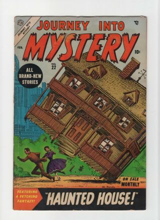 Journey Into Mystery 22 Vintage Marvel Atlas Comic Pre - Hero Horror Gold 10c