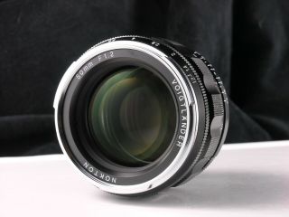 Rare Voigtlander 50mm F1.  2 Nokton Lens,  Vm,  Fits Leica/sony/olympus