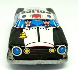 Rare & Vintage Tin Toy Friction Highway Patrol Police Car Japan