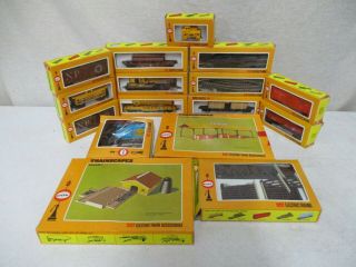 Vintage Cox Ho Scale Timberline Railway Train Set In Boxes & More
