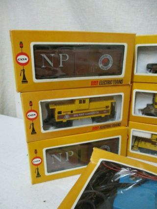 VINTAGE COX HO SCALE TIMBERLINE RAILWAY TRAIN SET IN BOXES & MORE 3