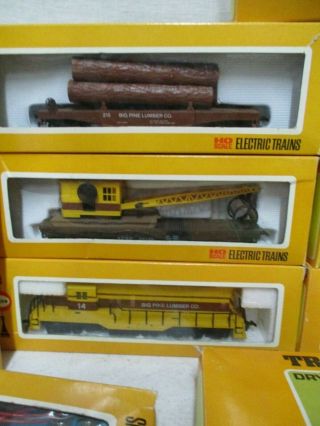 VINTAGE COX HO SCALE TIMBERLINE RAILWAY TRAIN SET IN BOXES & MORE 4