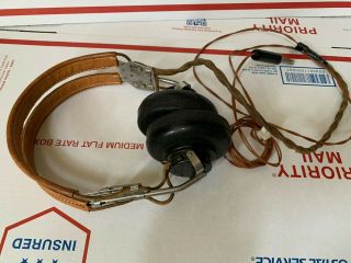 Vintage Military Navy Headset Receiver Ww2 Anb - H - 1 The Rola Company Usa 10200