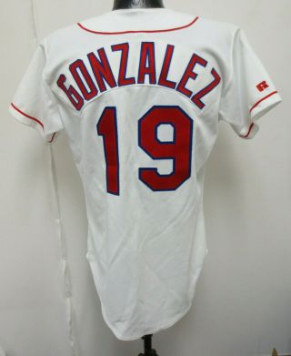 Juan Gonzalez Texas Rangers Jersey Size 40 Russell Athletic Mlb Vintage Retro