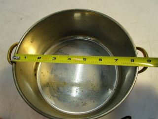 Vintage Set of Copper Lined Cookware: Pots & Pans 7