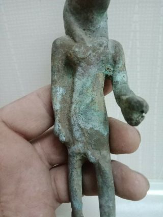 Anubis the dead and the embalming civilization of ancient Egypt.  Bronze 2