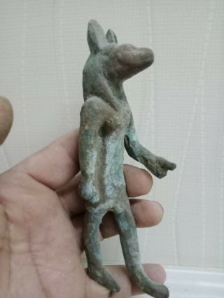 Anubis the dead and the embalming civilization of ancient Egypt.  Bronze 5
