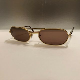 80s Cartier Must Louis Vintage Sunglasses 100 Auth Rare