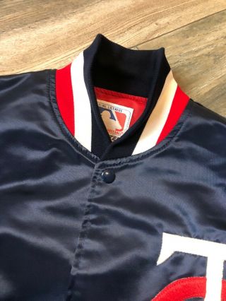 Vintage 1980’s Starter Minnesota Twins Satin Jacket Men’s XL Rare 4