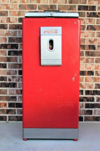 Vintage Coca - Cola Coke Cavalier 2 Case Office Cooler Vending Machine 2