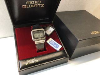 Seiko 0674 - 5000 1973 Lc Quartz Lcd Digital Watch - James Bond Rare Uhr Mot