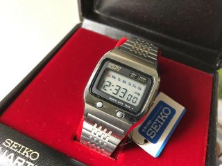 SEIKO 0674 - 5000 1973 LC Quartz LCD Digital watch - James Bond Rare uhr MOT 4