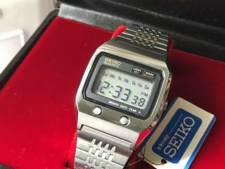 SEIKO 0674 - 5000 1973 LC Quartz LCD Digital watch - James Bond Rare uhr MOT 6
