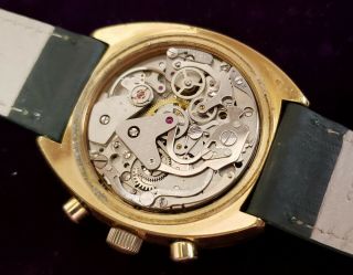 Mens Vintage Waltham Chronograph Valjoux 7733 Wristwatch 9