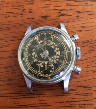 Vintage Military Style Chronograph - Venus 170 - Not - 32mm