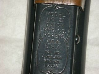 Vintage Daisy Model 21 Double Barrel BB Gun Rifle Solid - L@@K 2