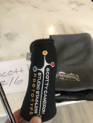 Rare Scotty Cameron Studio Stainless Proto Type Newport 1.  5 All 11