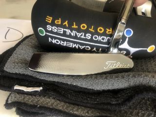 Rare Scotty Cameron Studio Stainless Proto Type Newport 1.  5 All 4