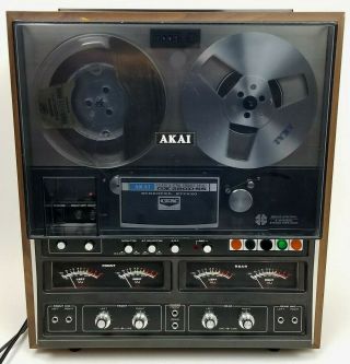 Akai Gx 280d Ss 4 Channel Quad Reel To Reel Recorder Vintage
