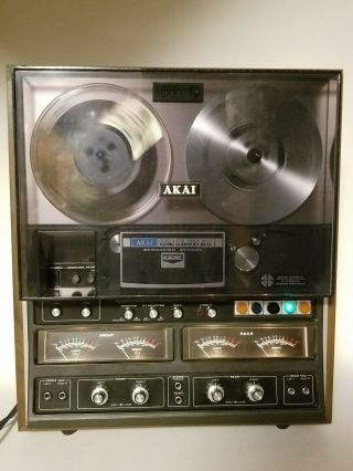 AKAI GX 280D SS 4 channel quad REEL TO REEL recorder Vintage 4