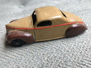 Antique Vintage Dinky Toy Lincoln Zephyr Diecast Metal Car.