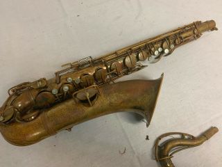 Vintage CG Conn Naked Lady Tenor Saxophone 7