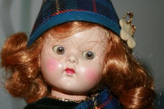Vintage Vogue Ginny Doll Scottish Outfit Red Hair Doll HTF Rare Frolicking Fable 10