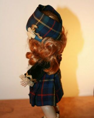 Vintage Vogue Ginny Doll Scottish Outfit Red Hair Doll HTF Rare Frolicking Fable 5