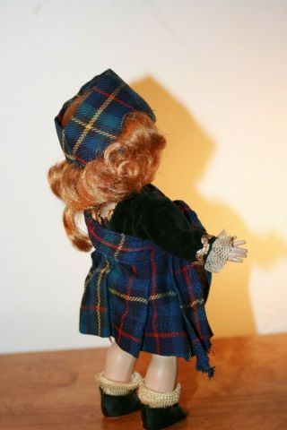 Vintage Vogue Ginny Doll Scottish Outfit Red Hair Doll HTF Rare Frolicking Fable 6