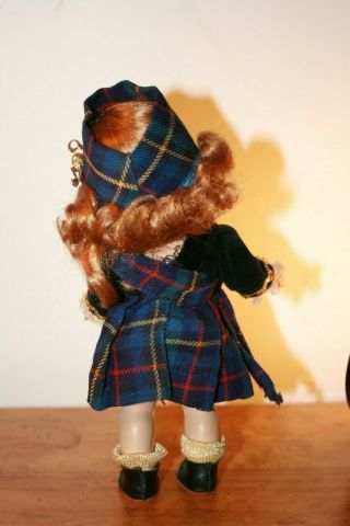 Vintage Vogue Ginny Doll Scottish Outfit Red Hair Doll HTF Rare Frolicking Fable 7
