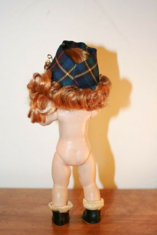 Vintage Vogue Ginny Doll Scottish Outfit Red Hair Doll HTF Rare Frolicking Fable 8