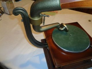 RARE FRENCH PHONOGRAPH - Le PHONOGRAPHES de FRANCOIS DESIRE ODOBEZ,  WOOD HORN 6