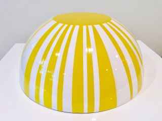 Vintage Cathrineholm Yellow Striped Huge 11” Bowl Appears 2