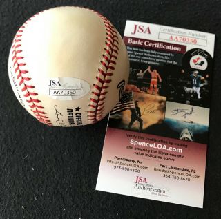 TOM SEAVER VINTAGE RAWLINGS NATIONAL LEAGUE 1990s AUTOGRAPH SIGNED BASEBALL JSA 5