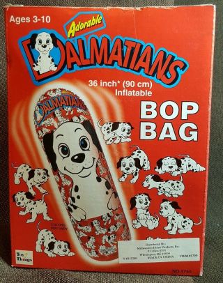 Adorable Dalmations Bop Bag Toy Things Rare New/sealed No.  1755