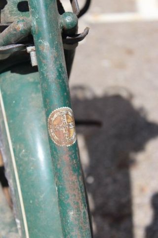 RARE 1940 ' s BF Goodrich Schwinn Debutante Green Girls Bicycle Bike 5