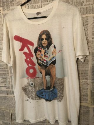 Vtg 90s Ozzy Osbourne No More Tours Tour T - Shirt
