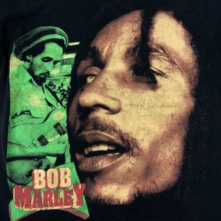 Vintage Bob Marley No Woman No Cry Rap Tee T - Shirt 90s Nas Wu - Tang Biggie 2Pac 4