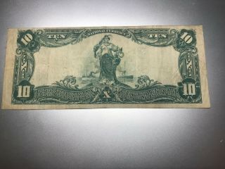 BELEN,  MEXICO 1902 NATIONAL BANK NOTE.  CHARTER 6597.  RARE NOTE 2