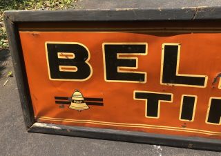 Vintage BELKNAP HARDWARE,  BLUEGRASS Tools,  Metal,  Tires,  Auto Sign 9